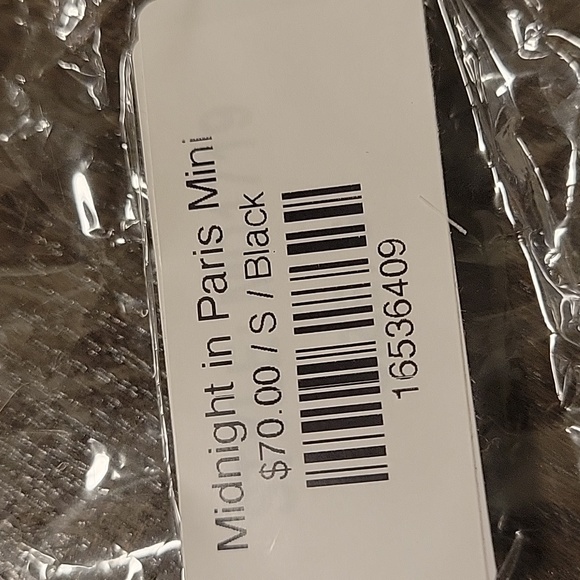 Rhinestone Cowl Neck Mini Dress - Picture 9 of 9